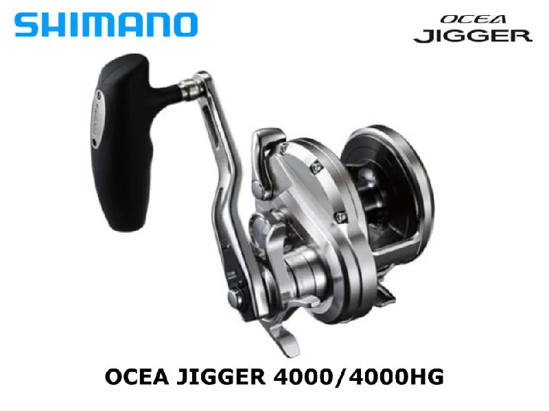 Spinning Reel for Smooth Drag Control-Shimano 20 Ocea Jigger 4000 Right