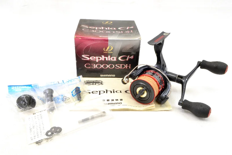 Fishing Reel with Good Line Capacity-Used Shimano 08 Sephia CI4 C3000SDH