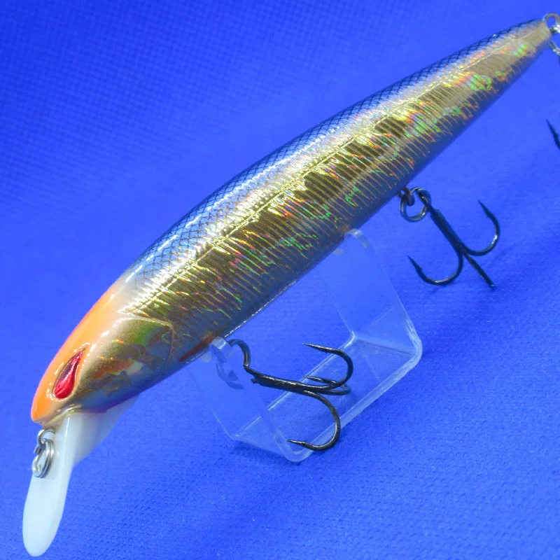 Lures for Summer Bass Fishing-LAYDOWN MINNOW MID 110HF [Used]