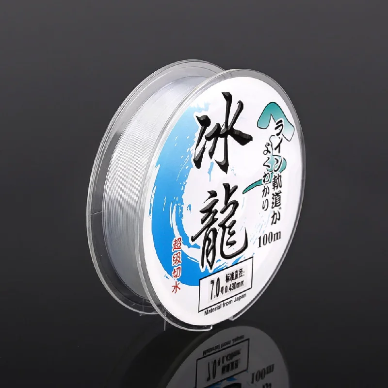 Fishing Line for Heavy Rods-100M Nylon Fishing Line Monofilament Japanese Material for Saltwater Carp Fishing Fluorocarbon