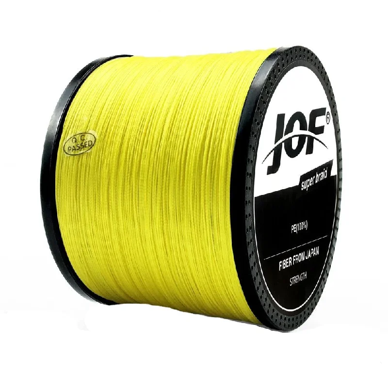 Thick Fishing Line for Large Fish-2018 JOF 300m 500m 1000m 10LB - 80LB PE Multifilament 4 Strands Braid Line Ocean Fishing Super