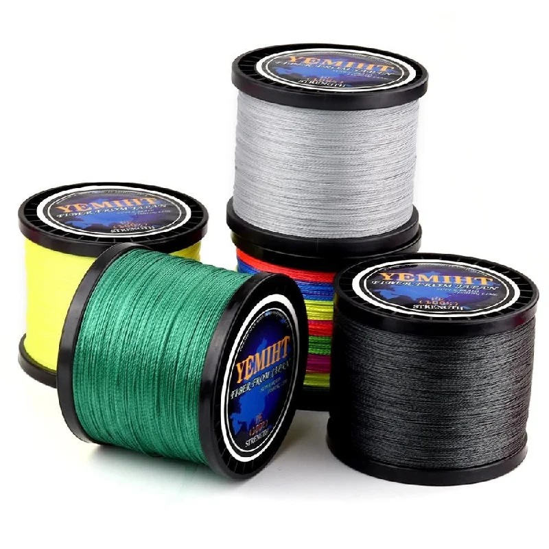 Abrasion-Resistant Fishing Line-300M 500M 1000M Multicolour PE Braided Wire 4 Strands Multifilament Japanese Fishing Line