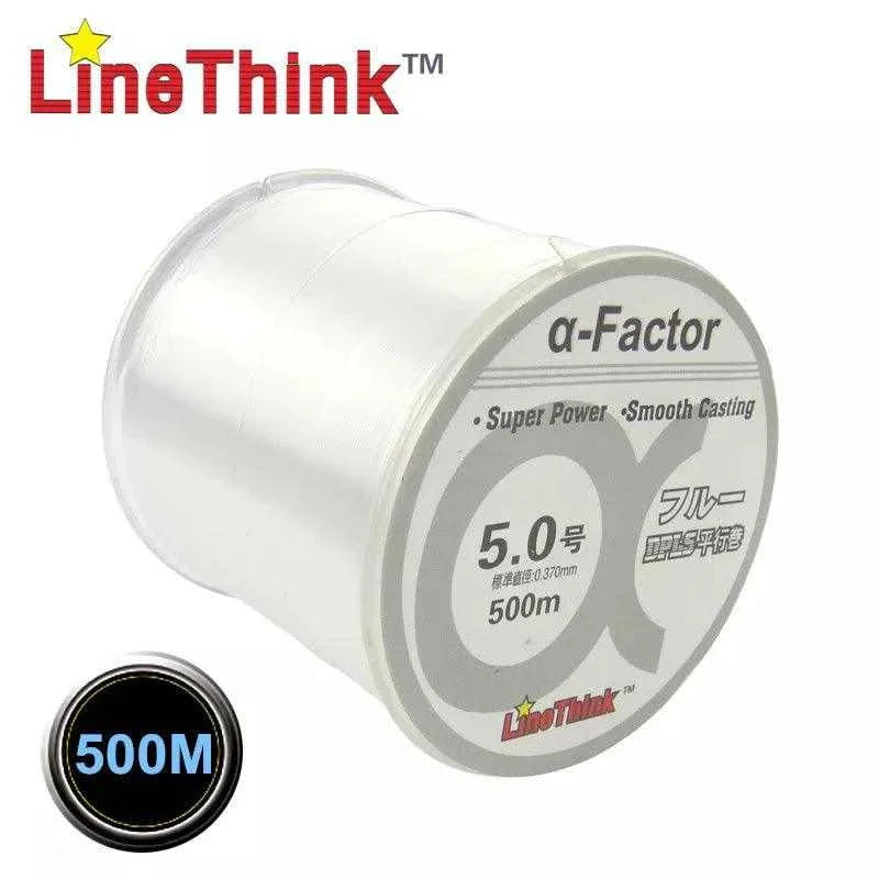 Ultra-Light Fishing Line for Easy Casting-500M LineThink A-Factor Premium Quality Nylon Monofilament Fishing Line  Free Shipping