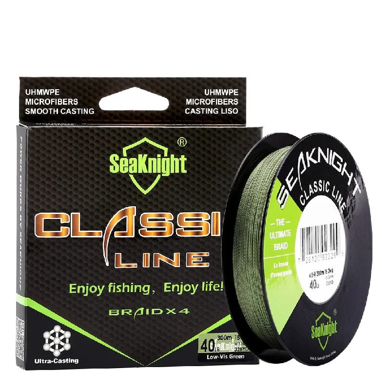 Fishing Line for Bass-Classic Series 300M Fishing Line 4 Strand PE Line Braided Line Multifilament Fishing Line 6-80LB