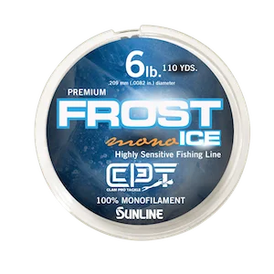 Affordable Fluorocarbon Fishing Line-Frost Ice Monofilament Fishing Line 110Yds.