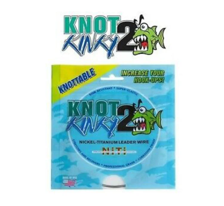 All-Purpose Fishing Line-Aquateko Knot2Kinky Knottable Titanium Wire Leadere