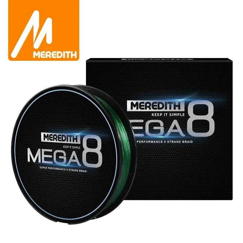 Fluorocarbon Fishing Line with Low Visibility-MEREDITH Brand MEGA 8X Fishing Line 150M