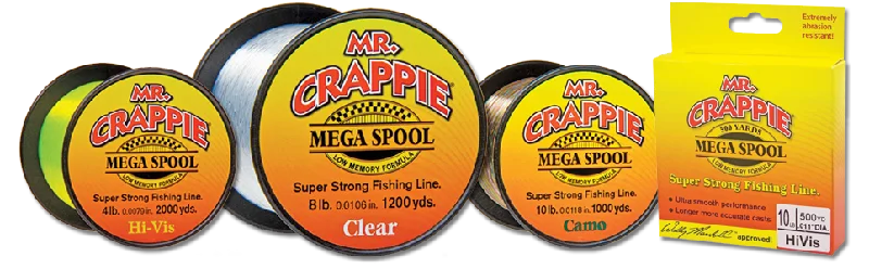 Top Fishing Line for Maximum Strength-Mr. Crappie Mega Spool Line