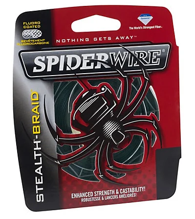 Long-Lasting Fishing Line for Saltwater Use-Spiderwire Stealth Braided Line