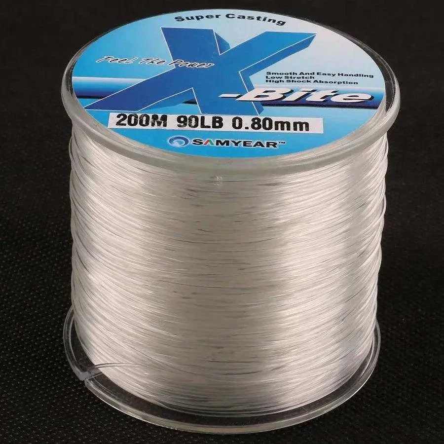 Strong Fluorocarbon Line for Big Fish-Top quality Nylon Line Monofilament Fishing Line Material From Japan Jig Carp Fish Line Wire 12lb 15lb 20lb 40lb 60lb 100lb