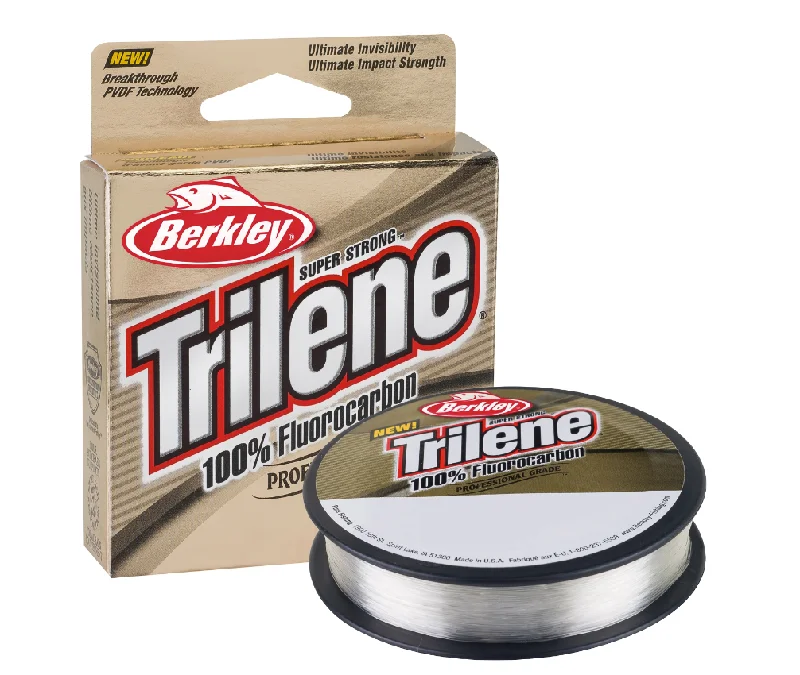 Fishing Line for Catching River Trout-Berkley Trilene 100% Fluorocarbon Clear