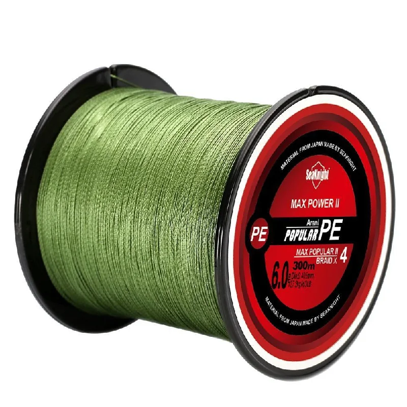 Fishing Line for Light Fish-TriPoseidon 300M 500M 1000M PE Fishing Line 4 Strands Braided Fishing Line 8-80LB