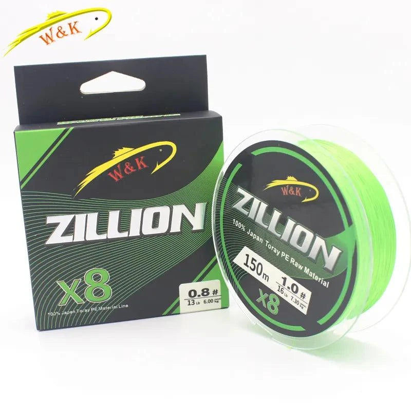 Fishing Line for Low Light Conditions-X8 Braided PE Lines at 150m Fishing Line Double Color Super Powered Braided Line PE Fishing Line