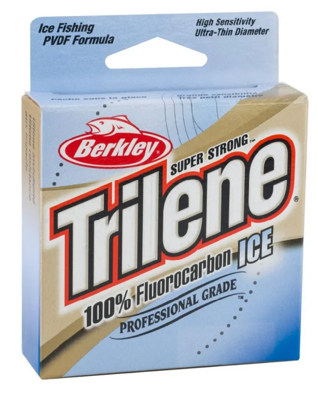 Fishing Line for High-Tension Fishing-Berkley Trilene 100% Fluorocarbon Ice Fishing Line