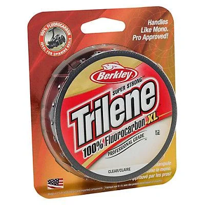 Fishing Line for Low Light Conditions-BERKLEY TRILENE XL PROFESSIONAL GRADE 100% FLUOROCARBON