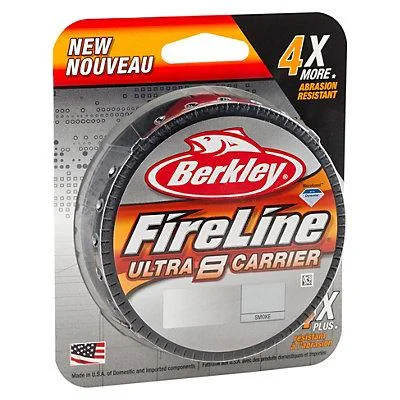 High-Strength Fishing Line for Strong Rods-FIRELINE 125YD SMOKE - 4X STRONGER