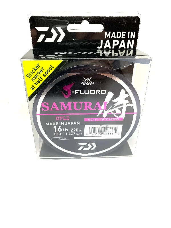 Reliable Fishing Line for Daily Use-Daiwa J-Fluoro Samurai Fluorocarbon