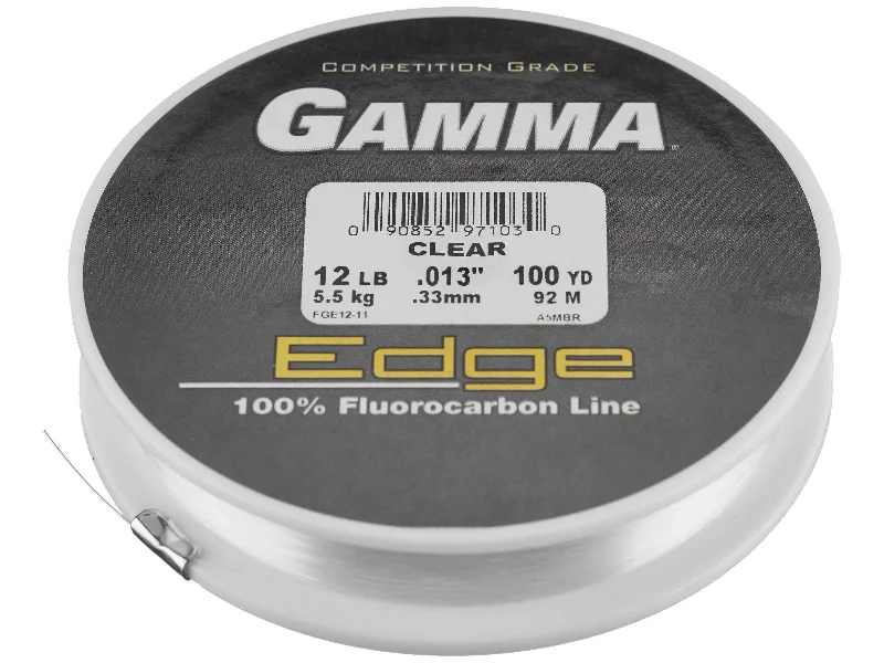 Fluorocarbon Fishing Line with Low Visibility-Gamma Edge Flurocarbon Clear