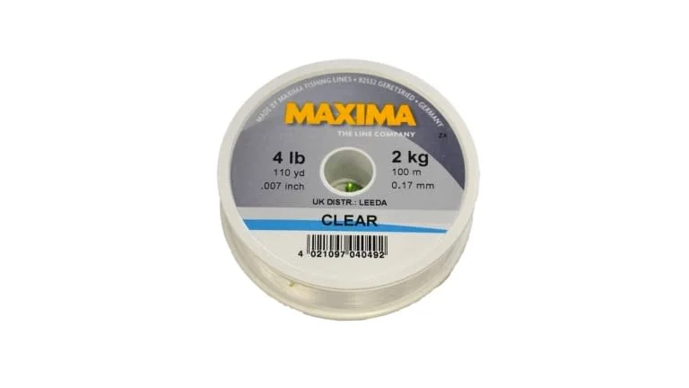 Super Strong Fluorocarbon Fishing Line-Maxima Ultra CLEAR  27yrd 12lb test