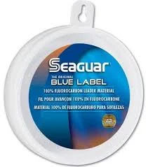 Fishing Line for Small Water Bodies-Seaguar Blue Label Fluorocarbon Leader Material