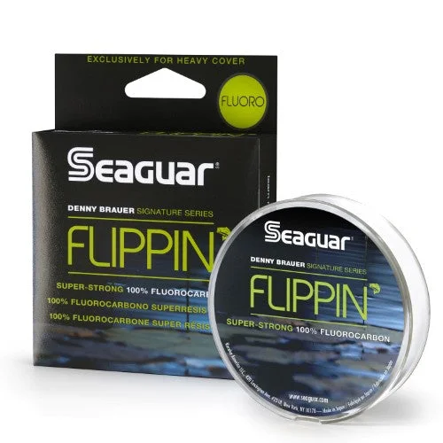 High-Strength Fishing Line for Saltwater Fishing-Seaguar Flippin Fluoro