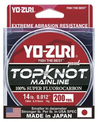 Best Fishing Line for Light Fishing Rod-Yo-Zuri Topknot Fluorocarbon