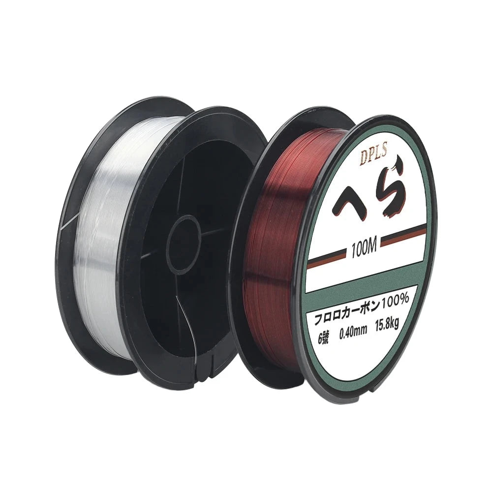 Fishing Line with Superior Strength-to-Diameter Ratio-100m Mainline/Tippet Monofilament Nylon Fishing Line - Durable & Reliable