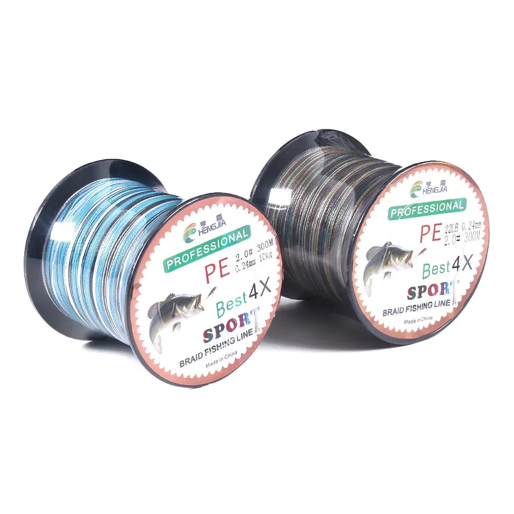 Fishing Line with High Resistance to Wear-Lureswholesale® 300M Braided Fishing Line 4 Strand Braided Fishing Line