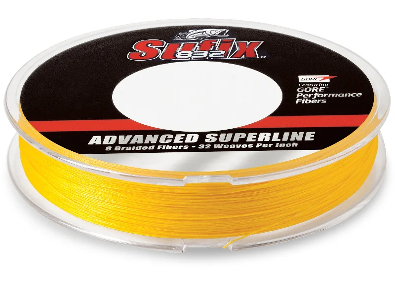 Fast-Action Fishing Line for Accurate Casting-832 Braid 20 Lb Hi-Vis Yellow - 3500 Yds