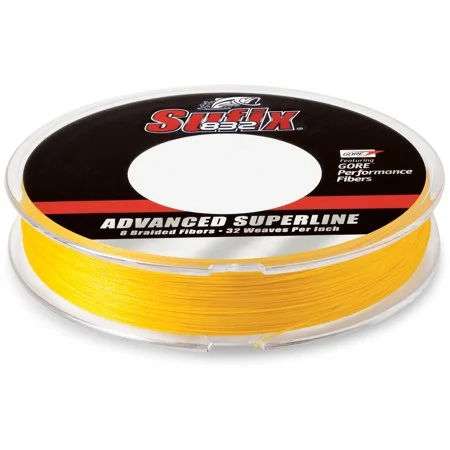 Super-Sensitive Fishing Line-832 Braid 80 Lb Hi-Vis Yellow - 3500 Yds