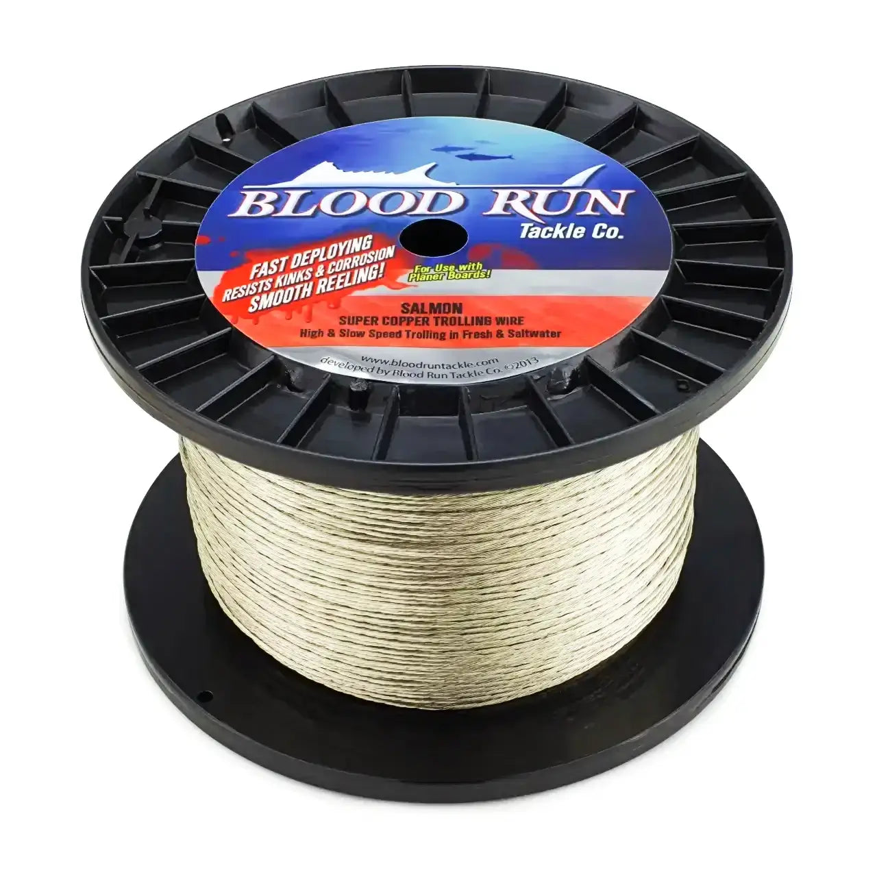 Fishing Line with High-Quality Coating-BLOOD RUN - 45LB COPPER FISHING LINE