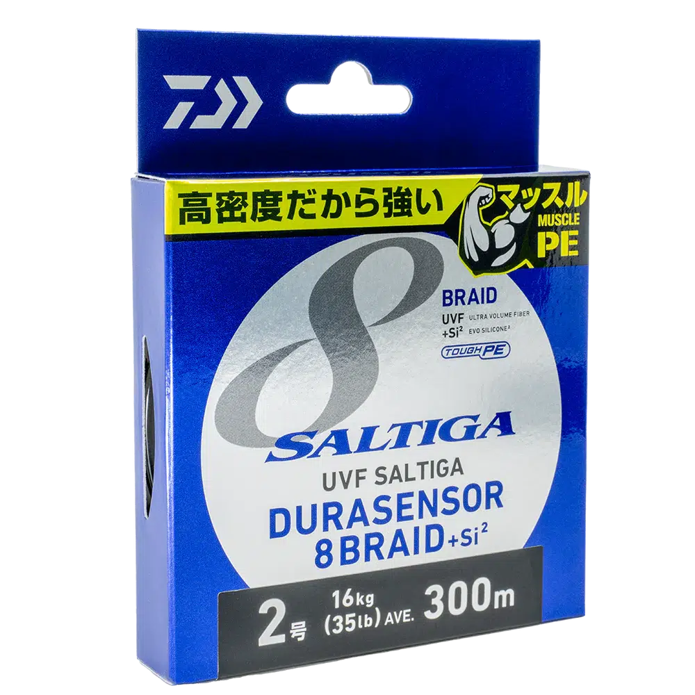 Fishing Line for Tough Conditions-Daiwa Saltiga Durasensor x8 Braid Chartreuse Fishing Line