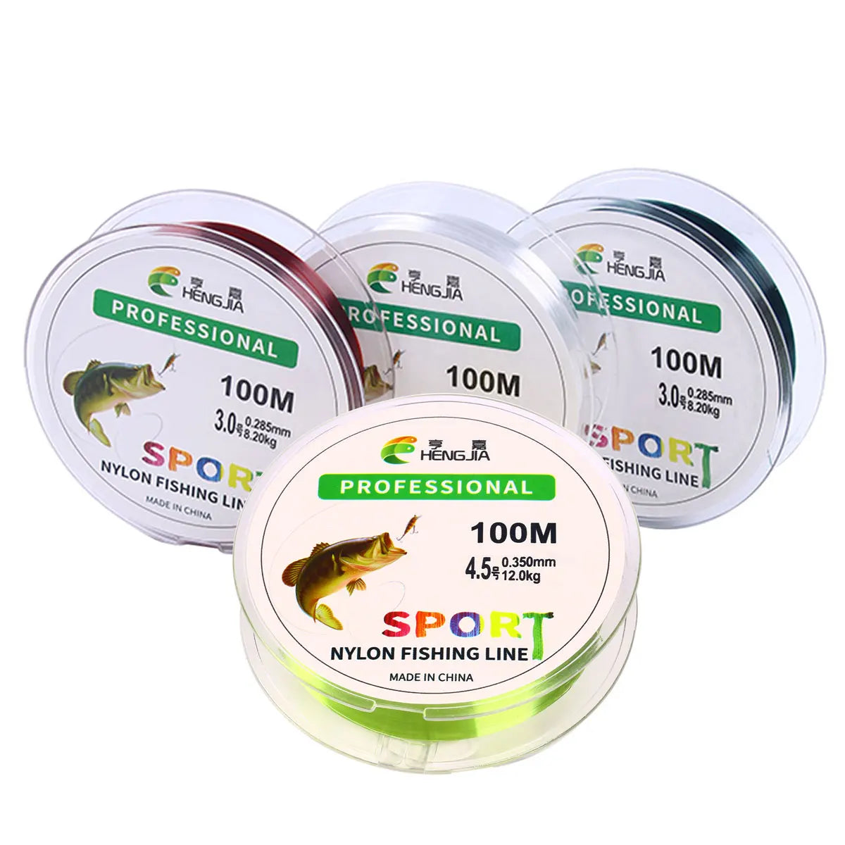 Best Fishing Line for Reel Setup-Lureswholesale® Green Color Nylon 100m Super Strong Fishing Line