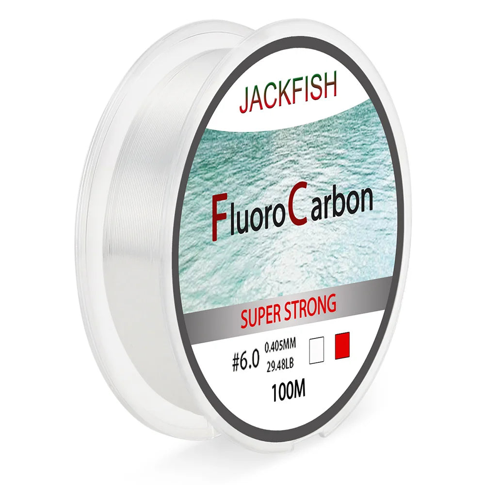 Strong Fishing Line-Jackfish 100m Fluorocarbon Fishing Line