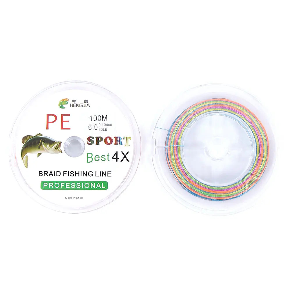 Fishing Line for Tough Saltwater Use-Lureswholesale®  4 strands 100 meters PE braided fishing line