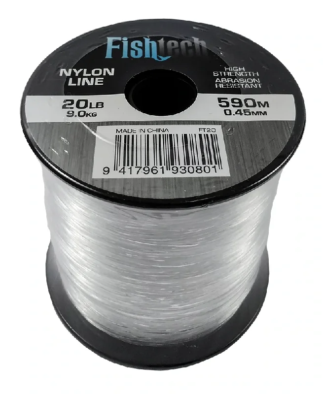 Fluorocarbon Fishing Line with Low Visibility-FISHTECH - 1\4 POUND NYLON SPOOL