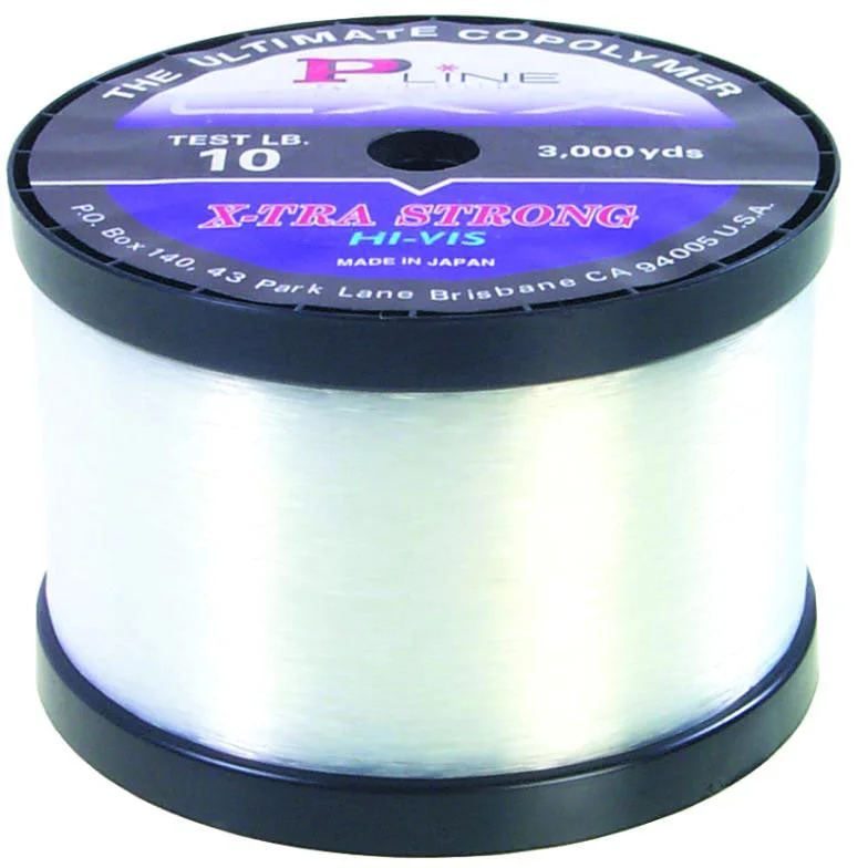 High-Quality Braided Fishing Line-P-Line CXX-XTRA Hi-Vis 3000yd 20lb