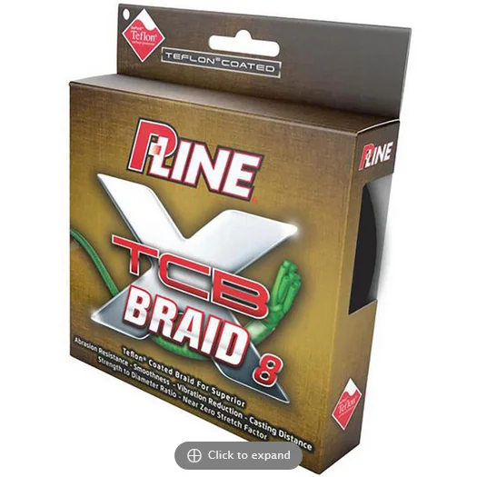 Easy-Cast Fishing Line-P-Line TCB Braid 8 20LB