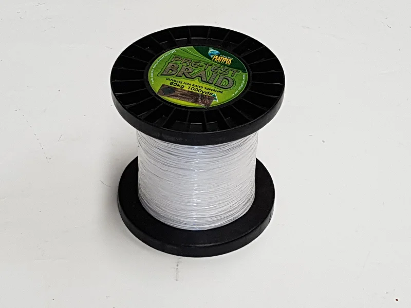 Strong Monofilament Fishing Line-Platypus Pre Test Braid - 60kg - 1000 Yards - 0.62mm - IGFA Rated Superline