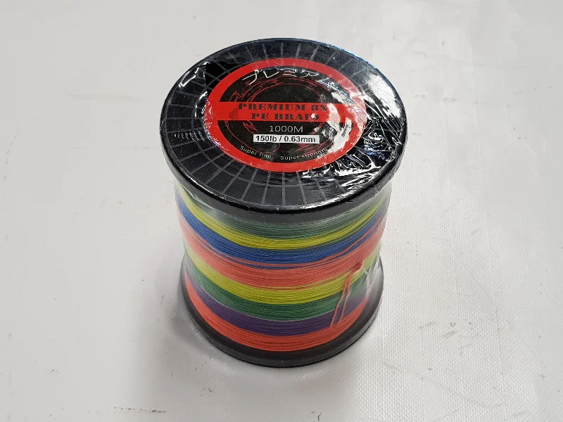 Best Fishing Line for Saltwater Use-Premium Braid - 150lb - 1000mtr Spool - 0.63mm Very Thin Diameter - High Strength