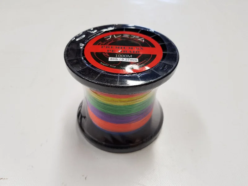 Fishing Line for Maximum Hook Set-Premium Braid - 40lb - 1000mtr Spool - 0.27mm Very Thin Diameter - High Strength