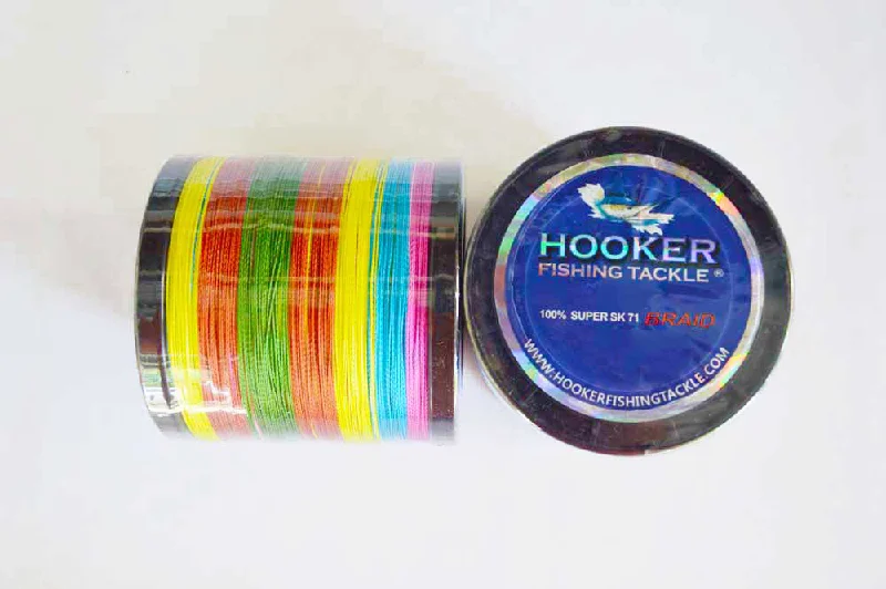 Strong Fluorocarbon Line for Big Fish-HOOKER - RAINBOW BRAID 1000m