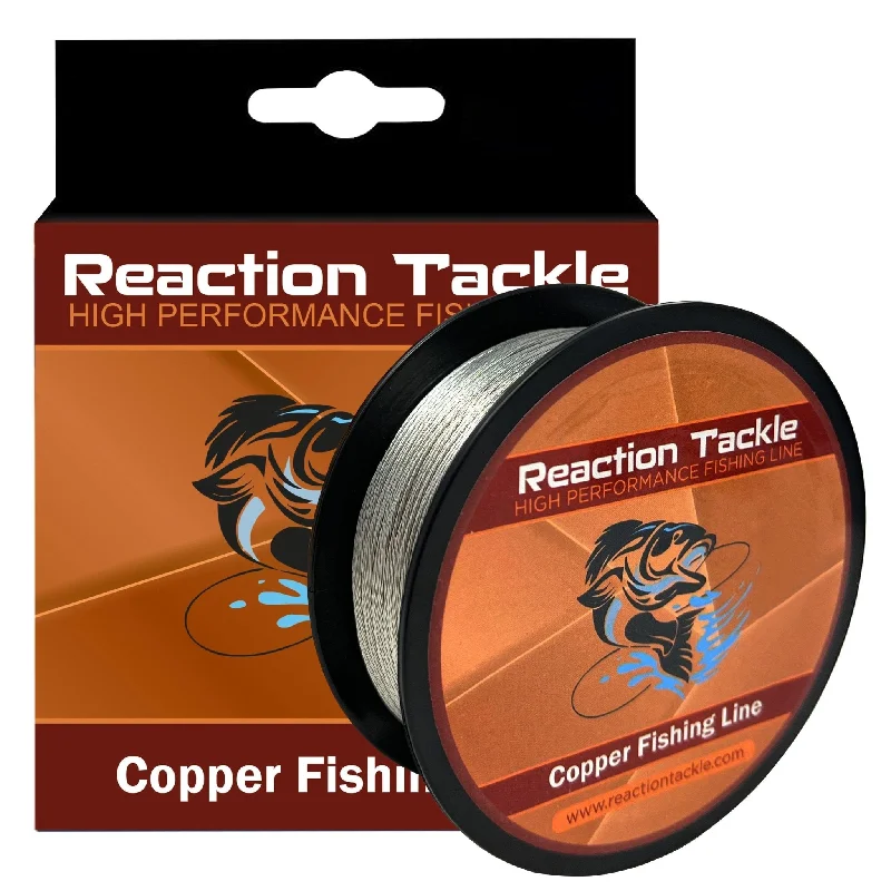 Reliable Fishing Line for Daily Use-Reaction Tackle Copper Fishing Line - Trolling Wire - Tin Coated