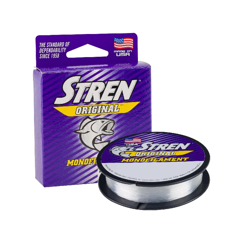 Monofilament Fishing Line with Low Stretch-Stren Original Fishing Line 100 YD Spool, Assorted Line Sizes