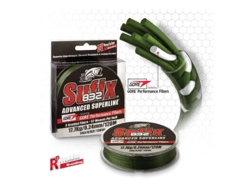 Thin Fishing Line for Small Fish-Sufix 832 Braid 30lb Line Low-Vis Green 3500 Yds 660-430G