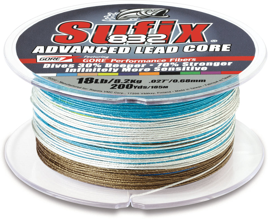 High-Quality Monofilament Fishing Line-Sufix 832 Lead core 200yd